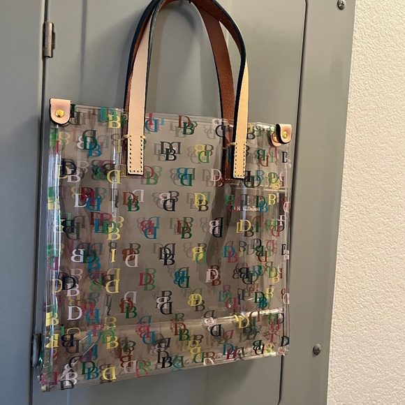 NWOT Dooney and Bourke clear plastic mini tote bag - Picture 1 of 4